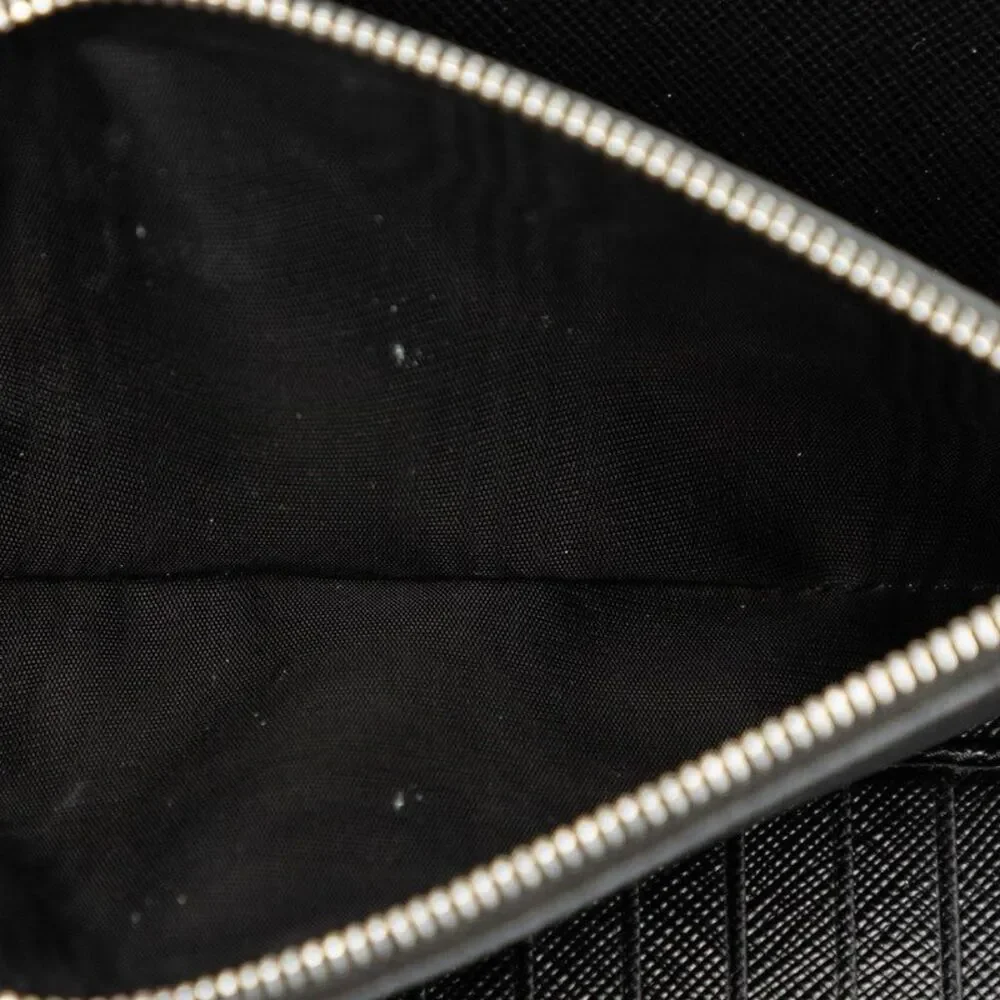 Prada Round Zip Long Wallet
